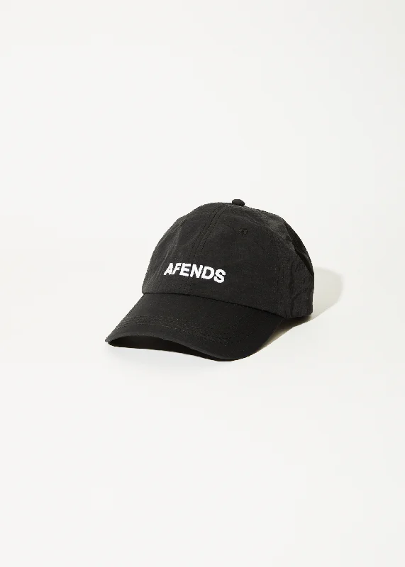 AFENDS Mens Vinyl - Six Panel Cap - Black