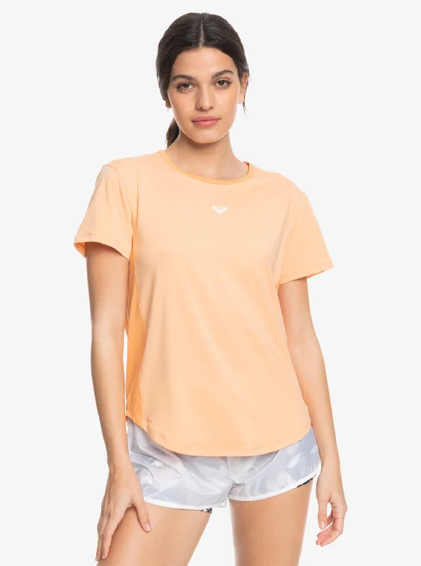 Pure Pursuit Mesh T-Shirt - Peach Fuzz