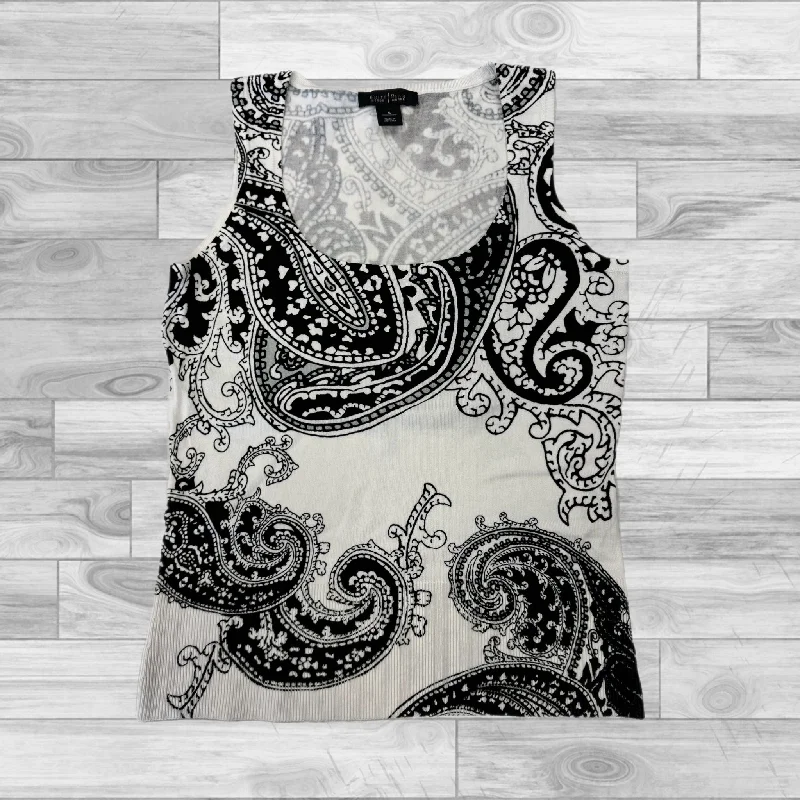 Black & White Top Sleeveless White House Black Market, Size S