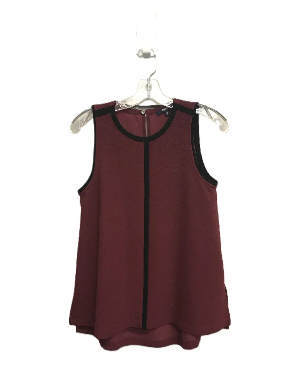 Red Top Sleeveless By Madewell, Size: Xs