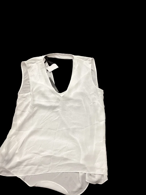 White Top Sleeveless Bcbg, Size M