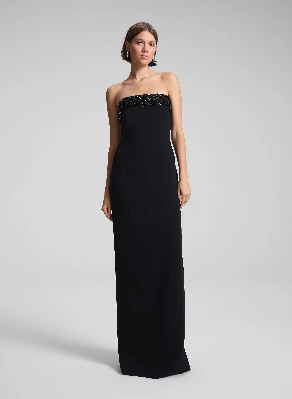 Elizabeth Strapless Embellished Gown