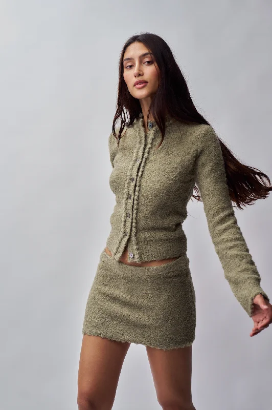 Palmyra Knit Mini Skirt