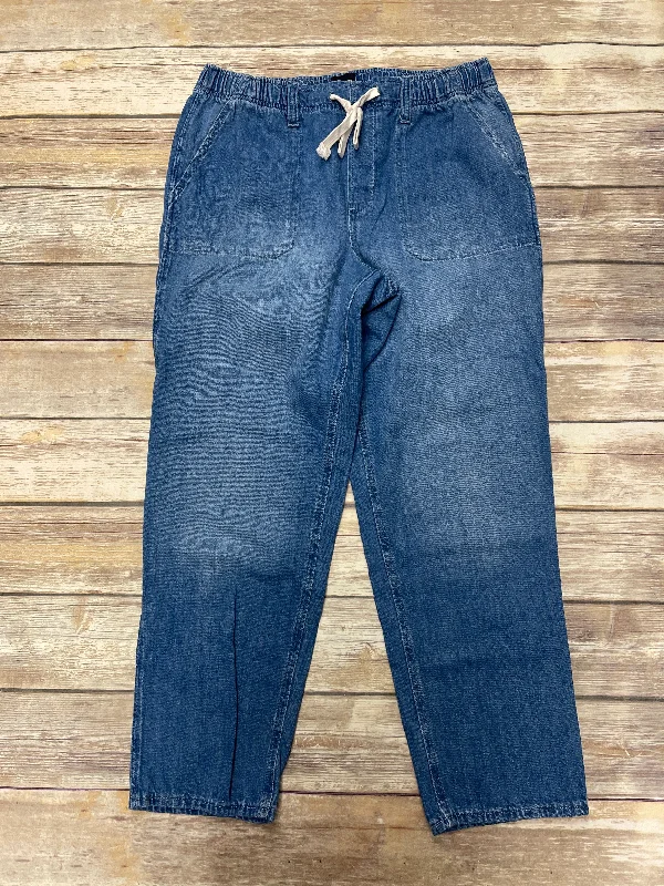 Jeans Straight By Gap In Blue, Size: L