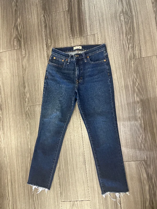 Jeans Straight By Madewell In Blue, Size: 6