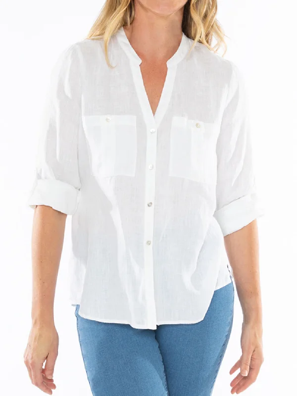 JUMP BASIC LINEN SHIRT