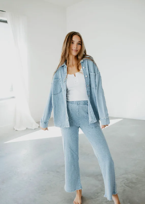 Daniela Denim Wash Pants