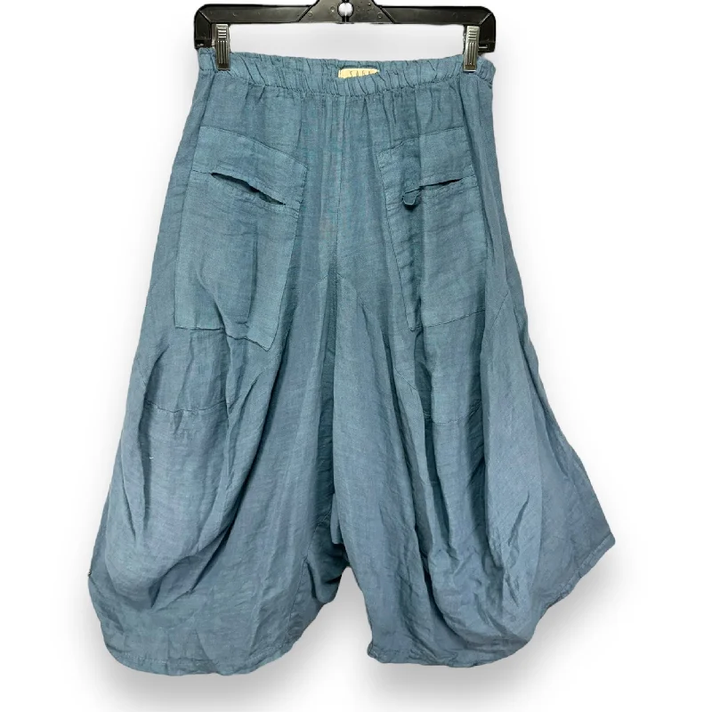 Pants Linen By Saga In Blue, Size: M