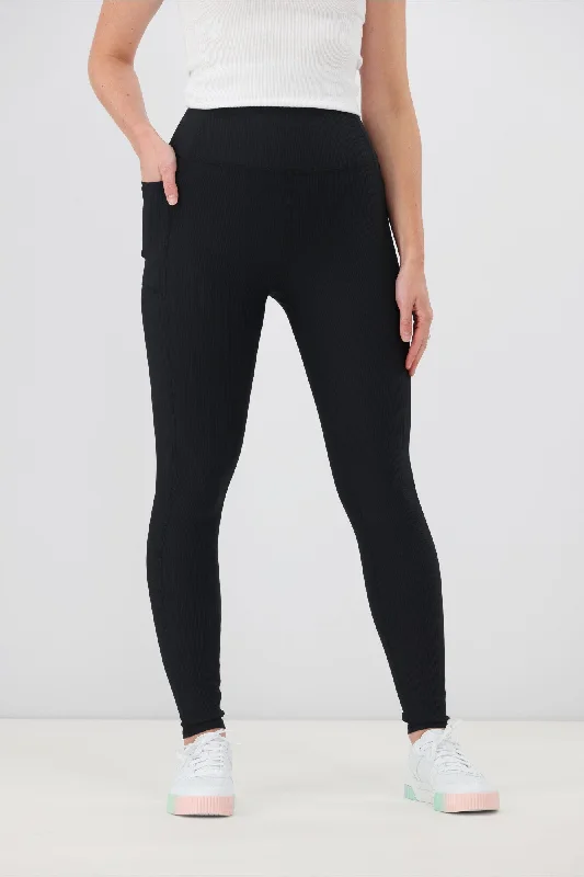 Skechers Go Flex Rib FL High Waist Legging Black