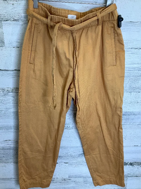 Yellow Capris Loft, Size 8