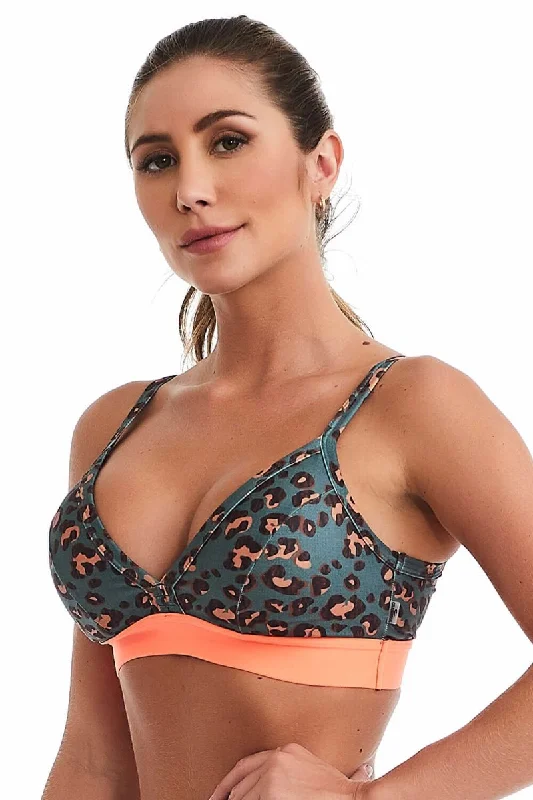 Sport Bra Print Neon