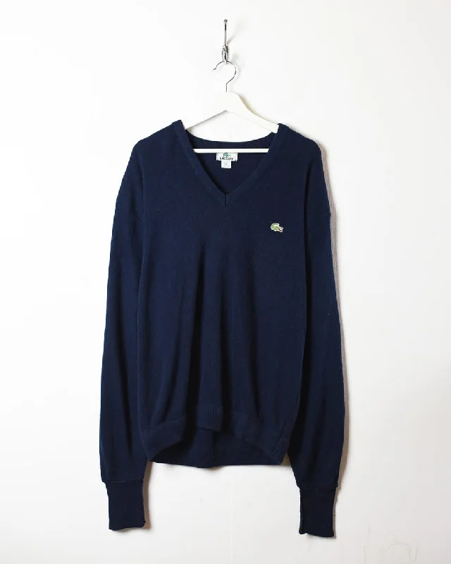 Lacoste 80s Knitted Sweatshirt - Large