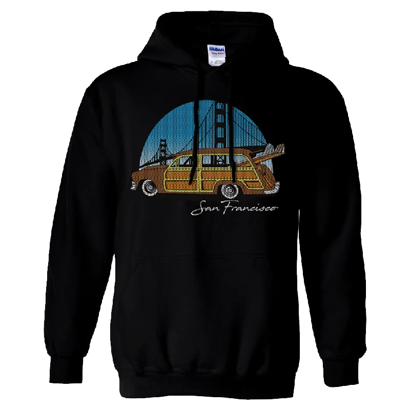 San Francisco Knit Style Woody Sweatshirt Hoodie