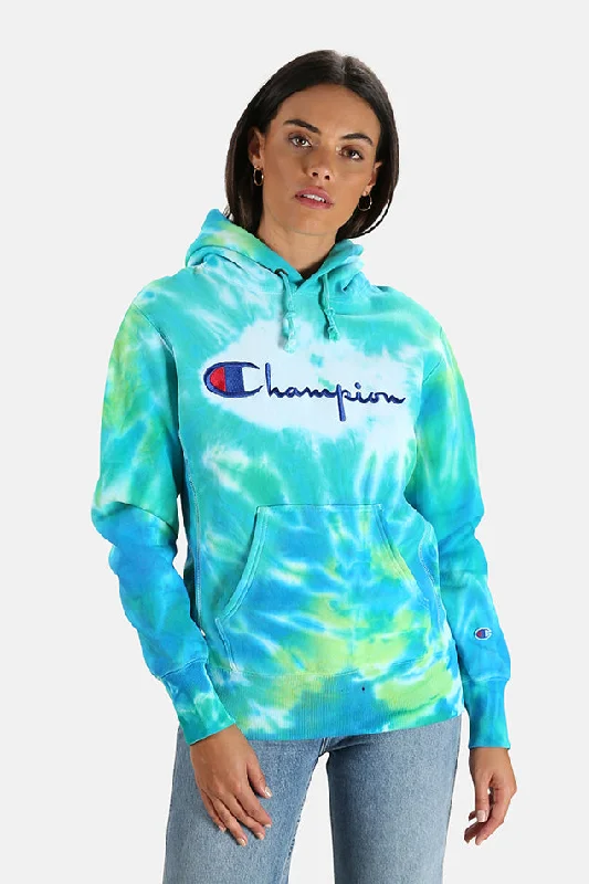 Tie Dye Champion x Blue&Cream Tie Dye Hoodie