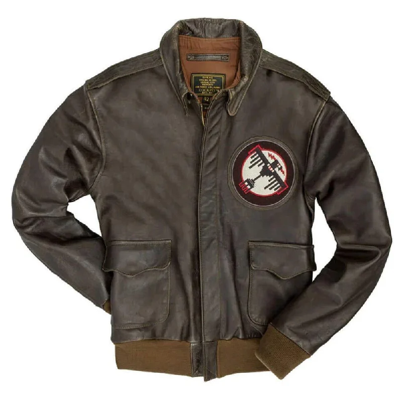 Cockpit USA Mens Tokyo Raiders Horsehide A-2 Flight Jacket