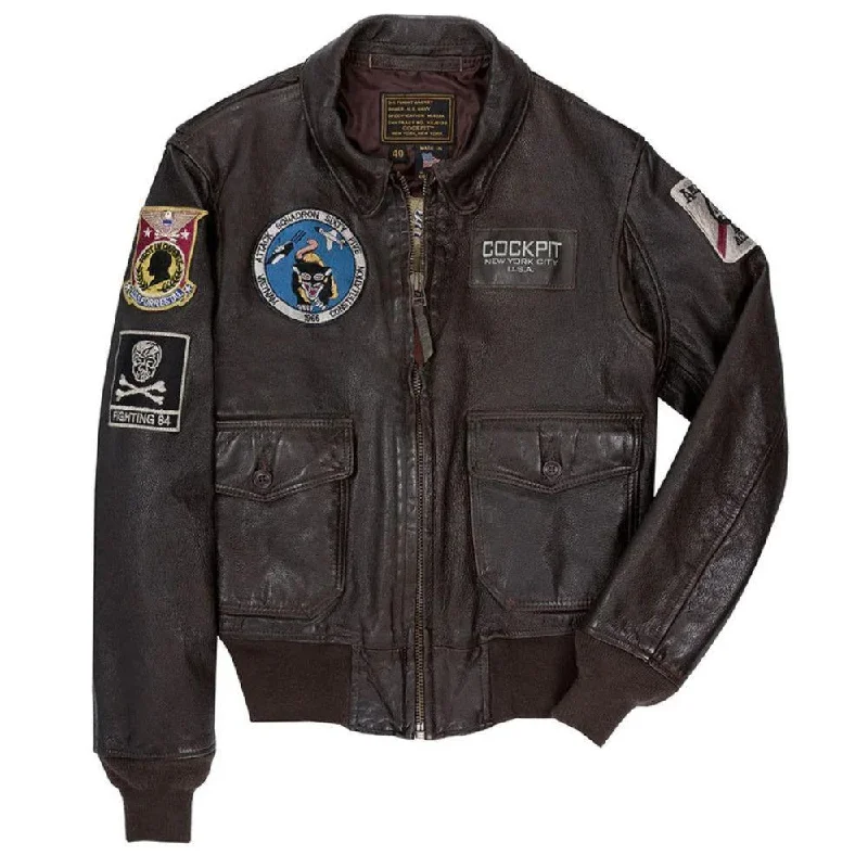 Cockpit USA USS Forrestal Carrier Pilot's Vietnam Flight Jacket