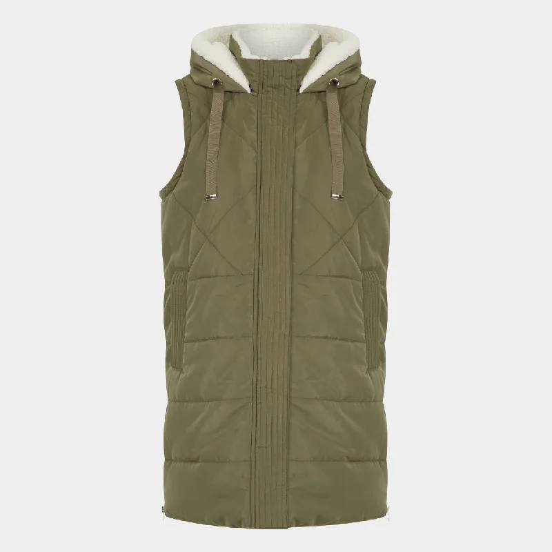 Ladies Diamond Quilted Gilet