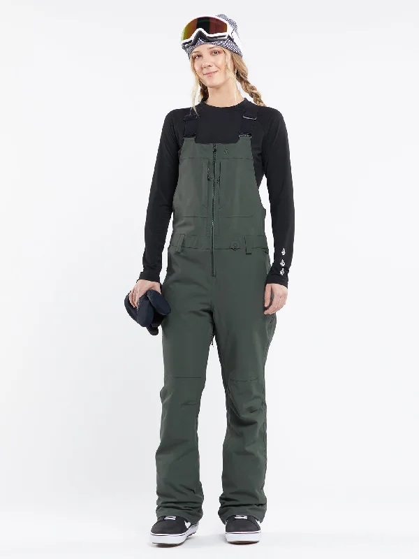 Womens Swift Bib Overalls - Eucalyptus