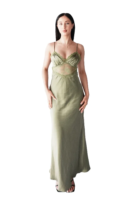 Darling Maxi Dress - Olive