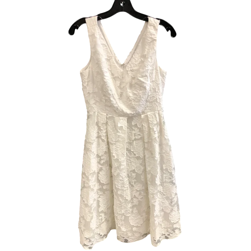 Dress Casual Midi By Nanette By Nanette Lepore In White, Size: 6