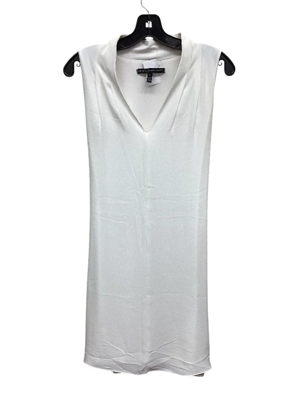 Dress Casual Midi By White House Black Market In White, Size: M