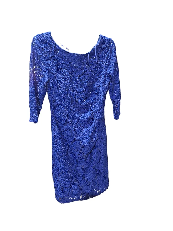 Dress Party Midi By Scarlett In Blue, Size: 8