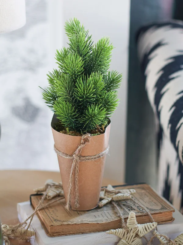 Mini Evergreen Faux Tree