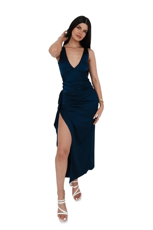 Olivia Maxi Dress - Navy