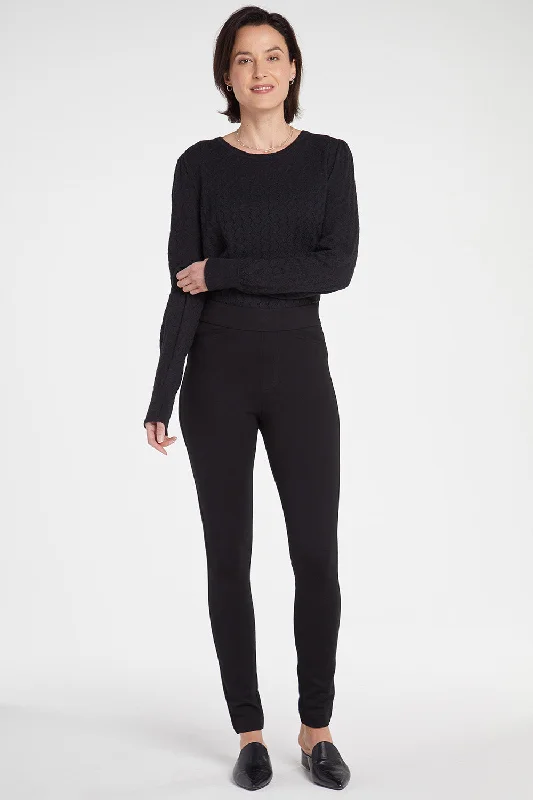 Pull-On Legging Pants - Black