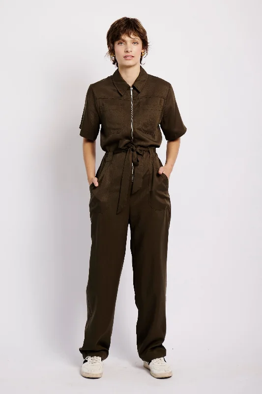 The Lyocell Boiler Suit in Fatigue